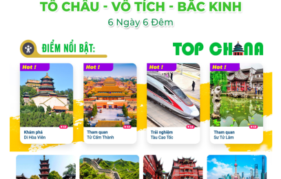 HÀNG CHÂU - Ô TRẤN - THƯỢNG HẢI - TÔ CHÂU - VÔ TÍCH - BẮC KINH