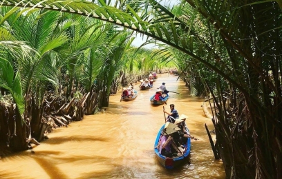 TOUR RẠCH GẦM XOÀI MÚT - KDL LÀNG XANH 