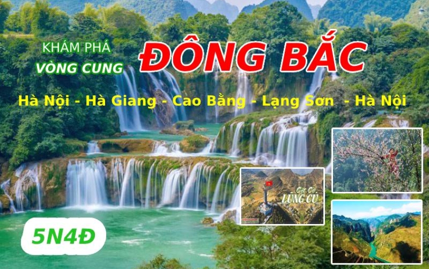 Tour Hà Giang - Cao Bằng - Lạng Sơn 5N4Đ