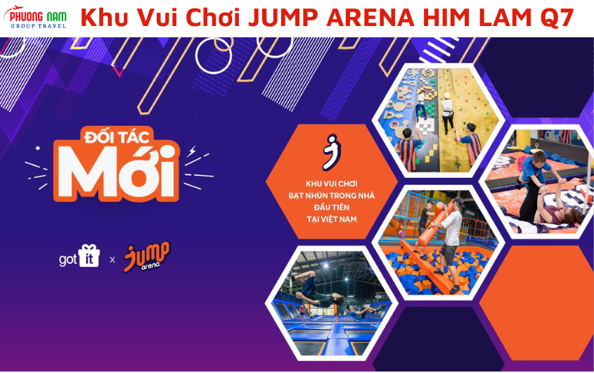 TOUR TRẢI NGHIỆM KHU VUI CHƠI JUMP ARENA