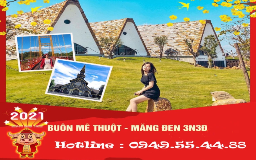 TOUR BUÔN MÊ THUỘT - MĂNG ĐEN 3 NGÀY3 ĐÊM 