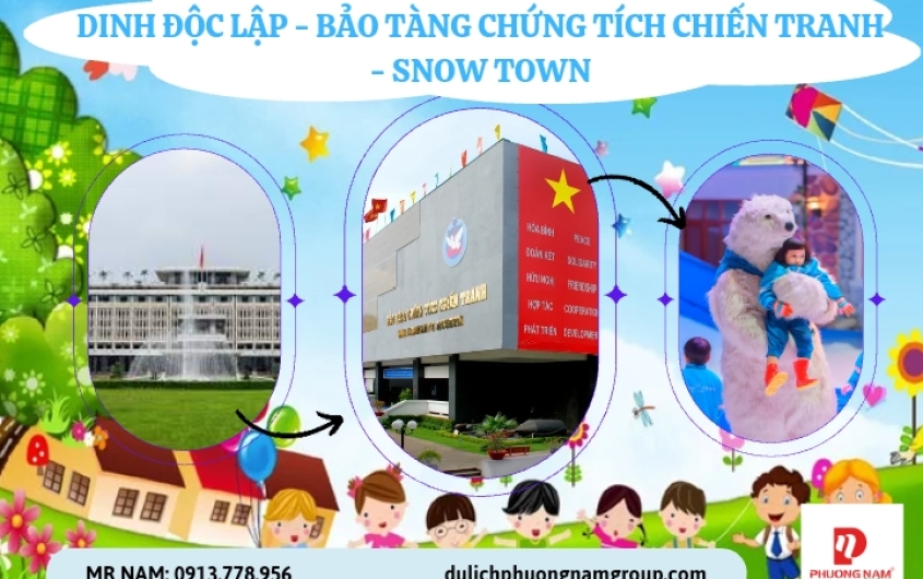 DINH THỐNG NHẤT - BẢO TÀNG CHỨNG TÍCH CHIẾN TRANH  - SNOWTOWN SÀI GÒN