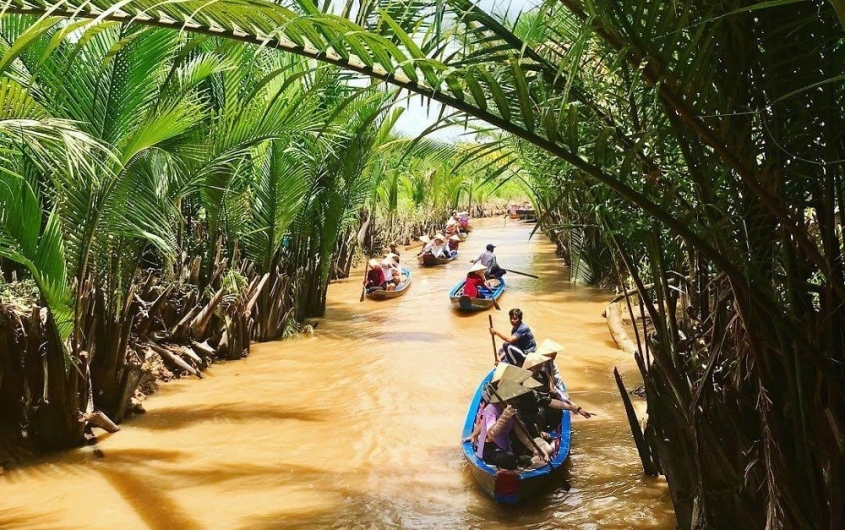 TOUR RẠCH GẦM XOÀI MÚT - KDL LÀNG XANH 